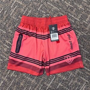 Youth Baseball lifestyle 101 shorts - Red